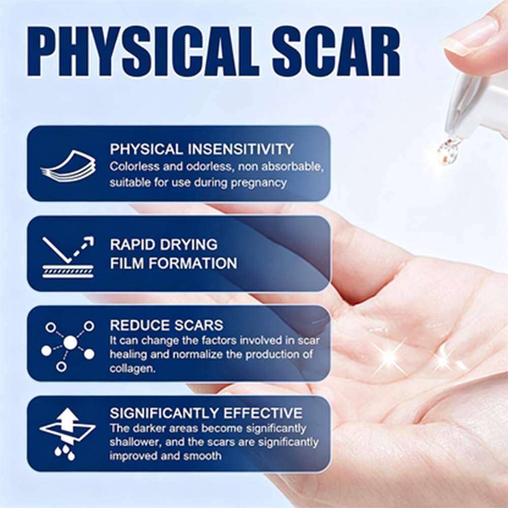 Silicone Scar Gel for Scars - Fragrance-Free, Non-Greasy Formula for Face & Body Scar Care & Appearance 🧴