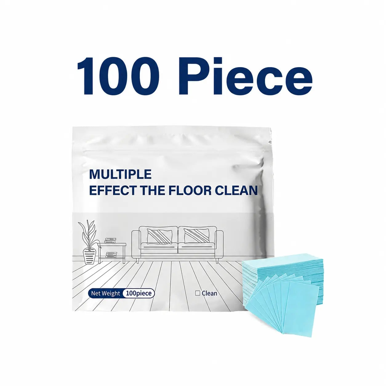 🧼🎁IEY® 100 Piece Floor Cleaning Tablets Multi-Surface Antibacterial Cleaner for Hardwood, Tile & Laminate ※