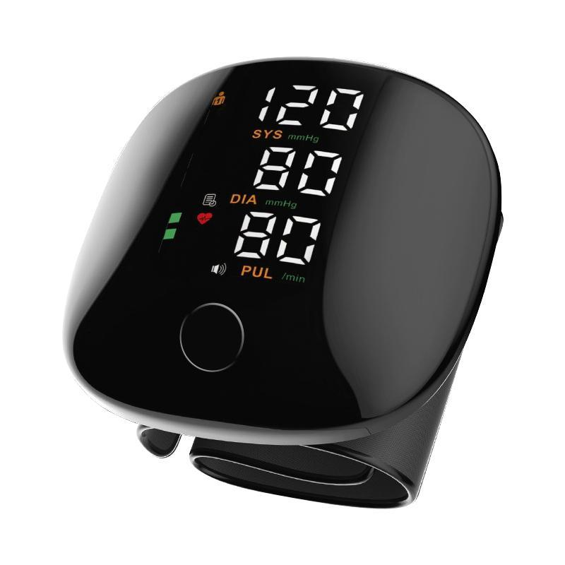 powerstep®  Rechargeable Wrist Blood Pressure Monitor with LED Touch Screen, Voice Broadcast & 99x2 Memory — Accurate Home BP Tracking Made Simple