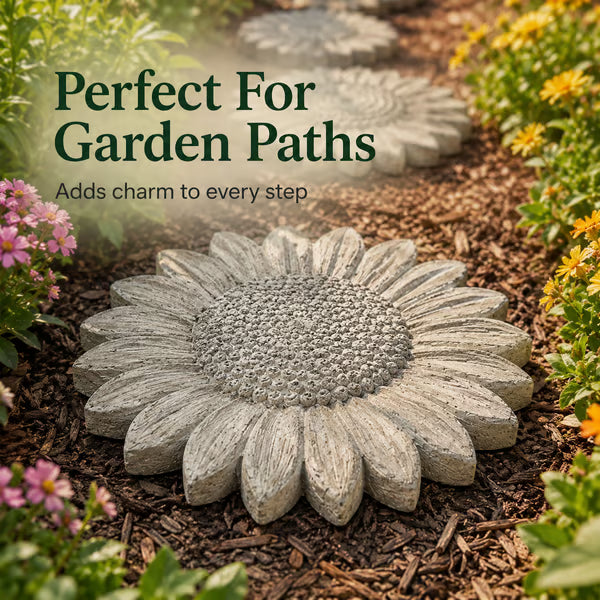 Junazilo® Reusable Sunflower Stepping Stone Mold upsell