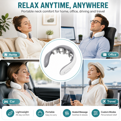 ⏰Last day Promotion 🔥Heated 4D Neck Massager / Portable 4D Neck Relaxer
