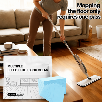 🧼🎁IEY® 100 Piece Floor Cleaning Tablets Multi-Surface Antibacterial Cleaner for Hardwood, Tile & Laminate ※