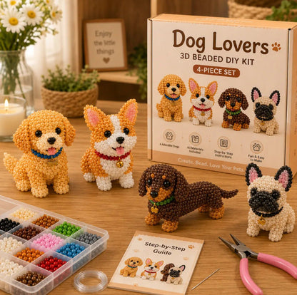 🏆Limited Time Sale 49% OFF🧵🗽❤️❤️❤️Petite 3D Beaded Animal Craft Kit