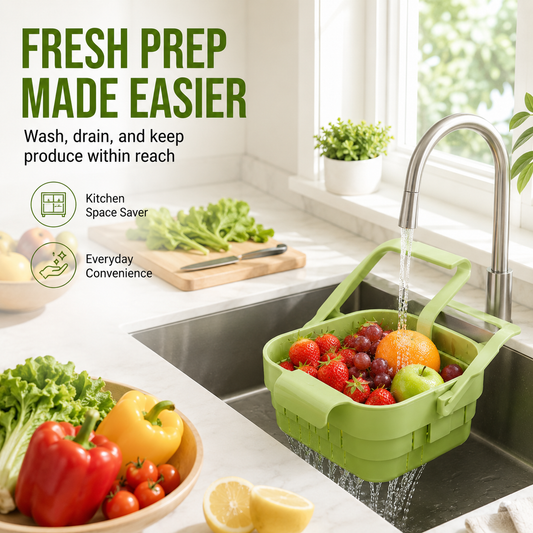 🥬Foldable Kitchen SinkStrainer Basket