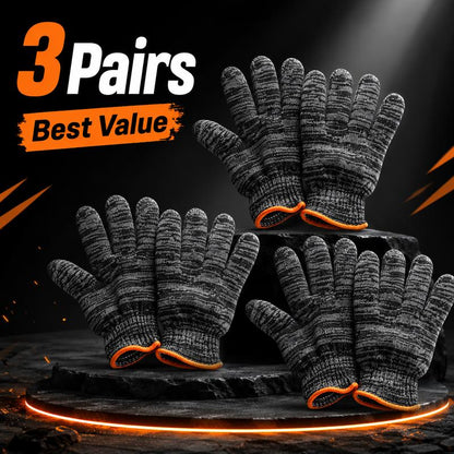 🗽Unisex gardening gloves; versatile work gloves with strong grip, made of stretchy, breathable knit fabric; suitable for gardening, DIY, household chores, and workshop tasks