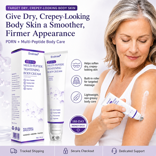 ✨ Evolvion® Crepey Skin Smoothing & Firming Roller Cream 💜