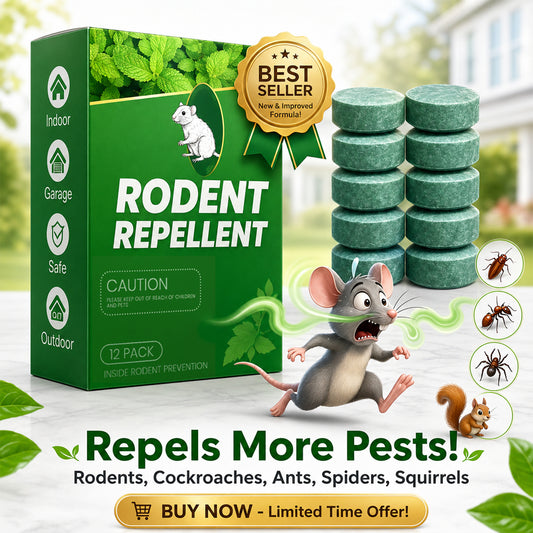 Avasoma® 12- Pack Popular Natural Rodent Repellent Balls, Natural Pest Repellent🗽