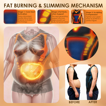 Made and Shipped from USA ✨Sugoola® Moringa & Berberine 4-in-1 Microparticle Sculpting & Fat-Burning Vest