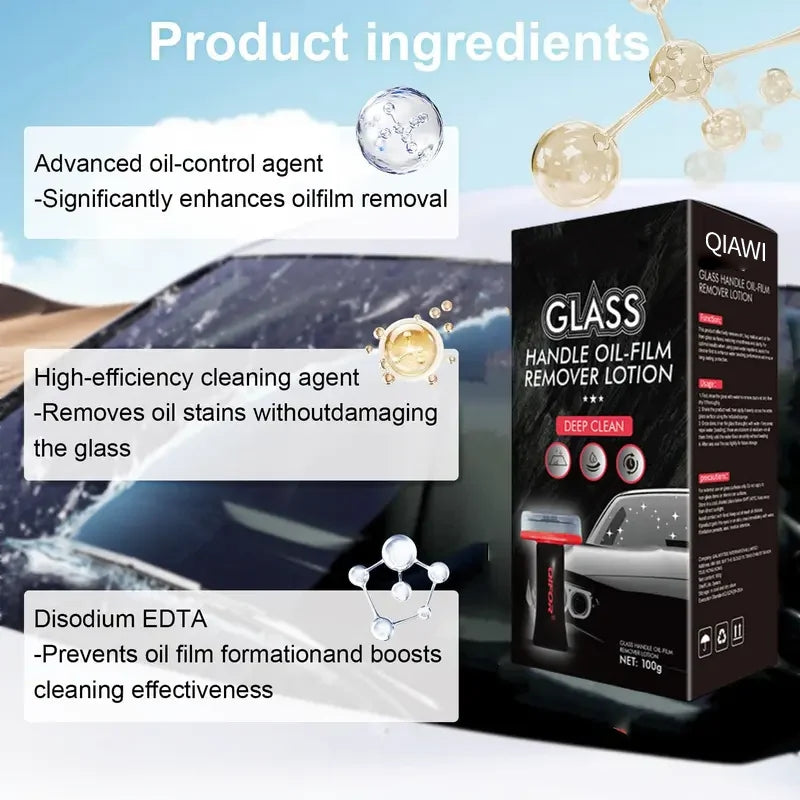 🌙🚘 Make Your Windshield Crystal Clear Again — Drive Safer at Night ✨