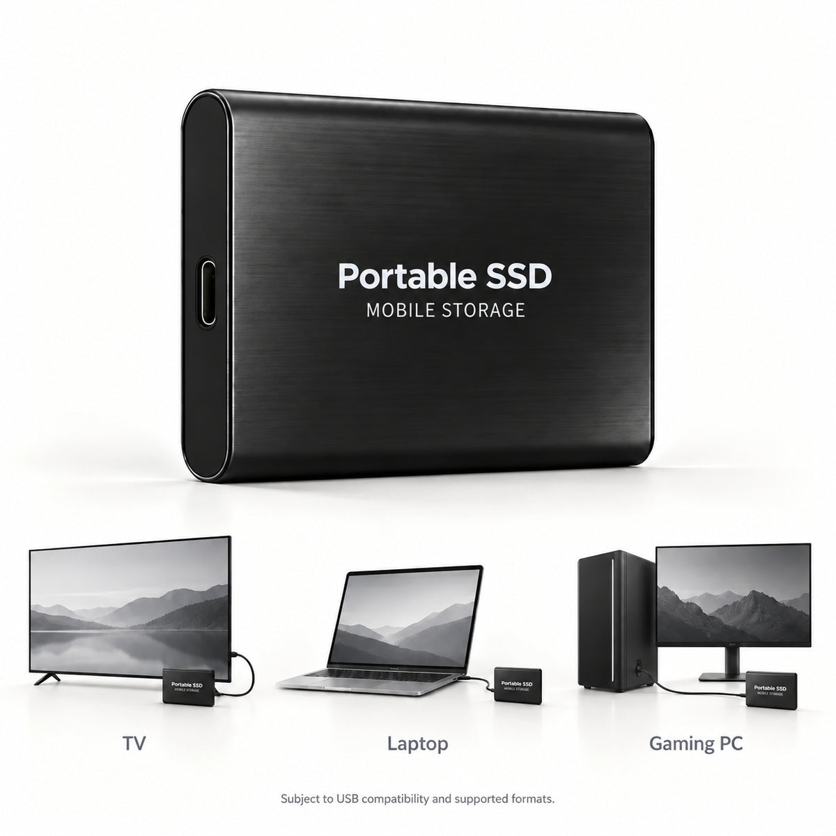 Portable SSD - USB-C External SSD