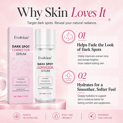 ✨ Evolvion® Dark Spot Care Serum – Daily Brightening Skincare for Even-Looking Skin ❤️