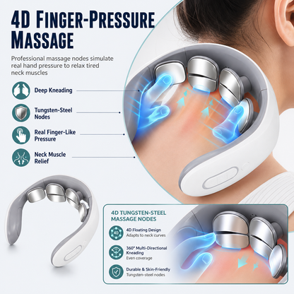 ⏰Last day Promotion 🔥Heated 4D Neck Massager / Portable 4D Neck Relaxer