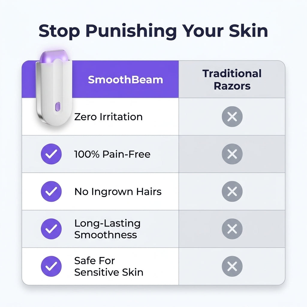 powerstep® Painless Laser Hair Remover