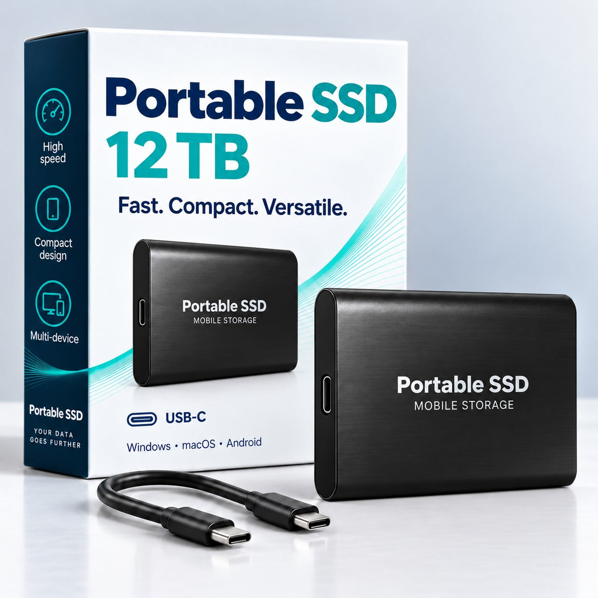 Portable SSD - USB-C External SSD