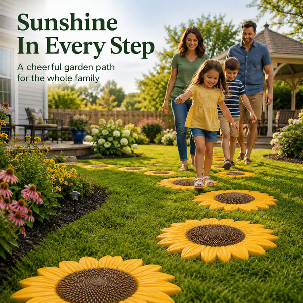 Junazilo® Reusable Sunflower Stepping Stone Mold upsell