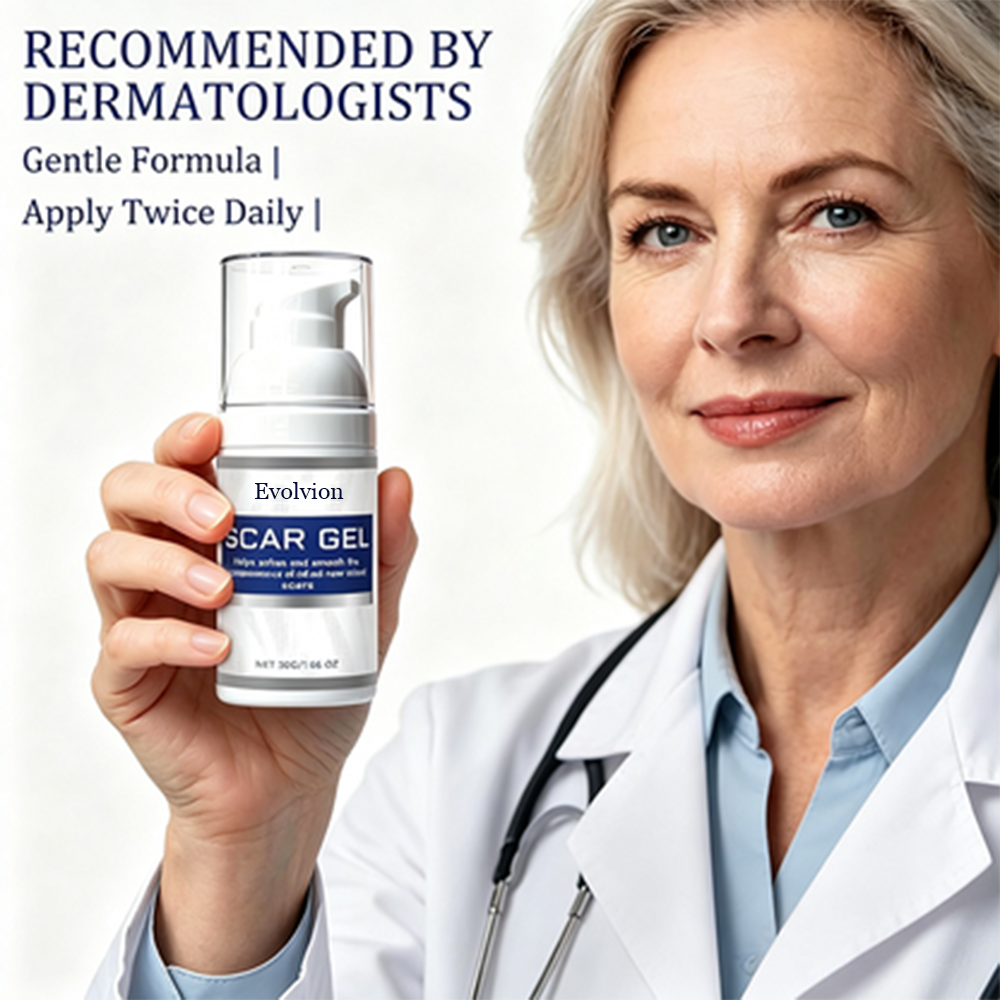 Silicone Scar Gel for Scars - Fragrance-Free, Non-Greasy Formula for Face & Body Scar Care & Appearance 🧴