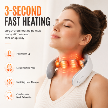 ⏰Last day Promotion 🔥Heated 4D Neck Massager / Portable 4D Neck Relaxer