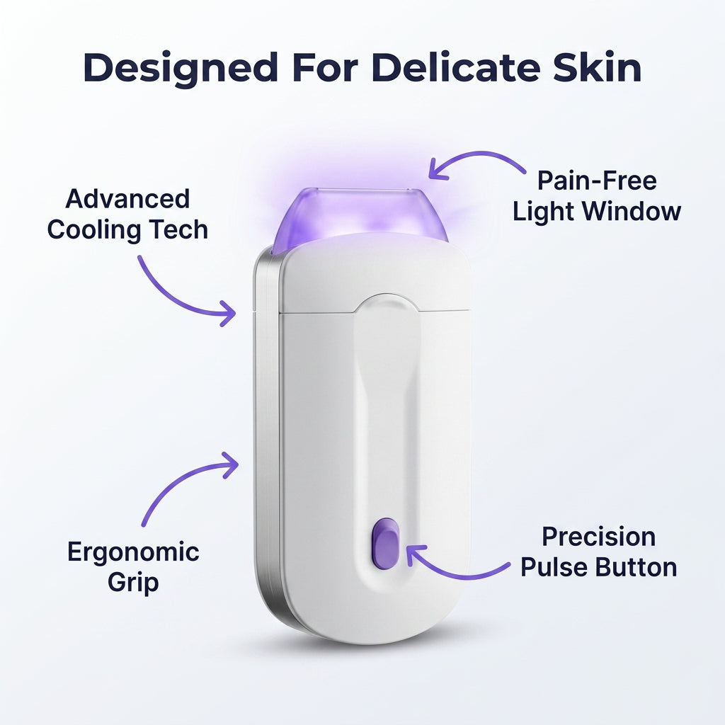 powerstep® Painless Laser Hair Remover