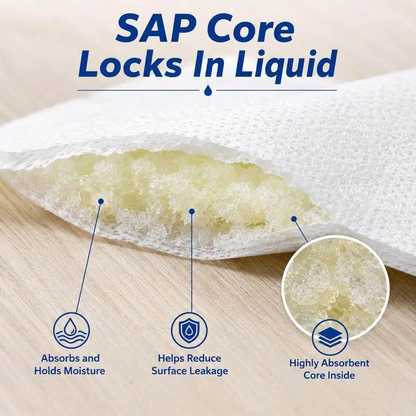 🗽Pet Absorbent Sheets, Emergency Dog Urine Cleanup Sheets for Hardwood Floors, Fast Liquid Lock & Odor Control