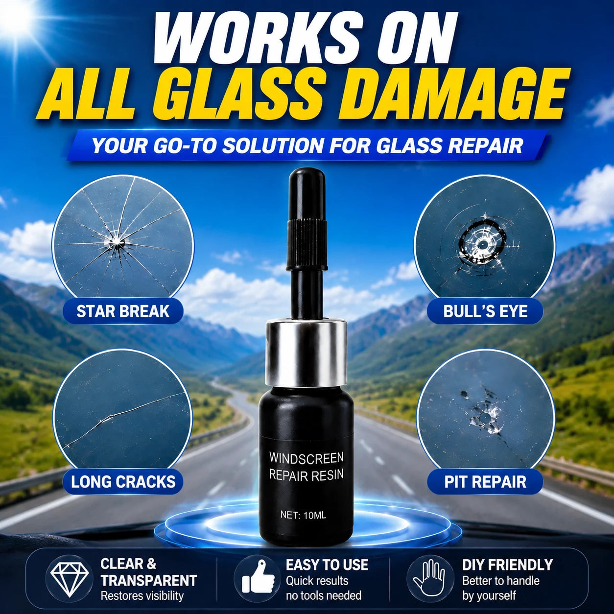 🛠️ A Simple Way to Control Windshield Cracks Before They Spread