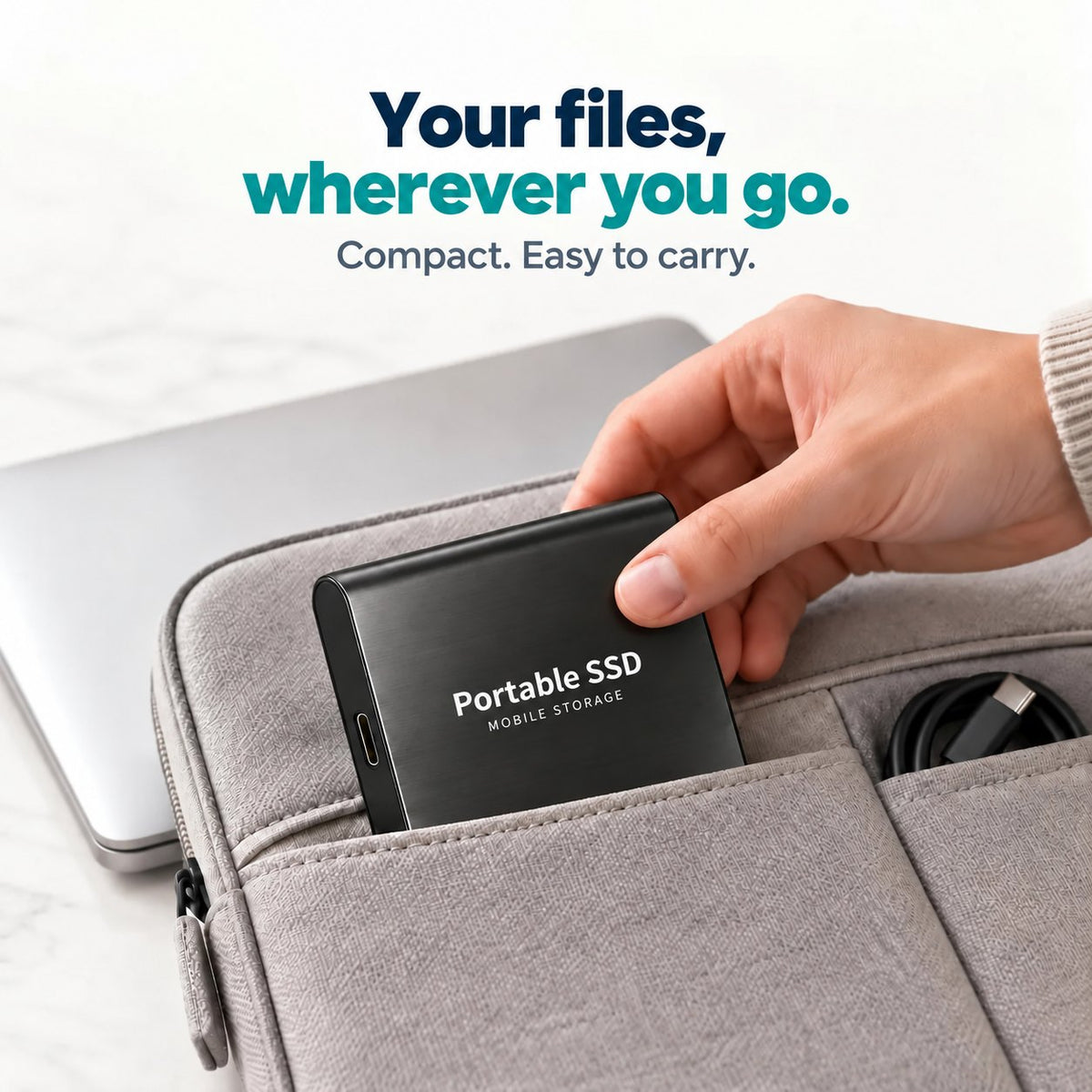 Portable SSD - USB-C External SSD