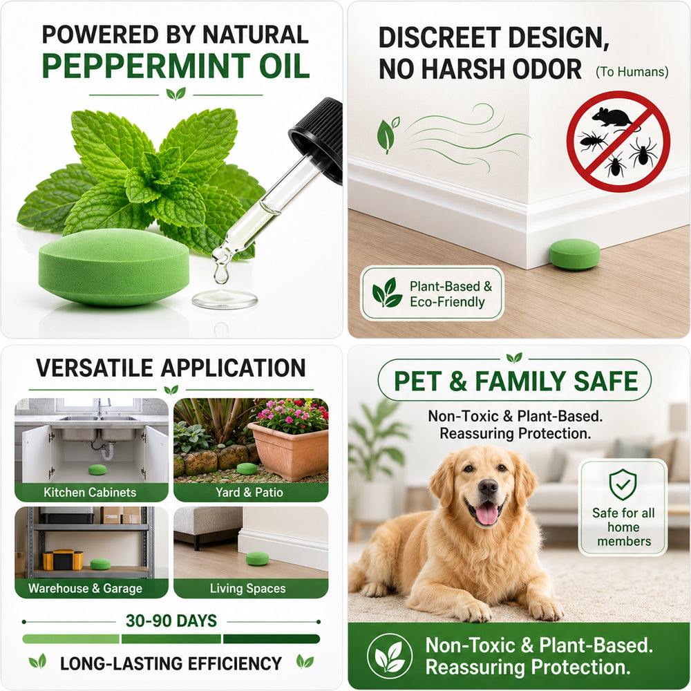 Avasoma® 12- Pack Popular Natural Rodent Repellent Balls, Natural Pest Repellent🗽
