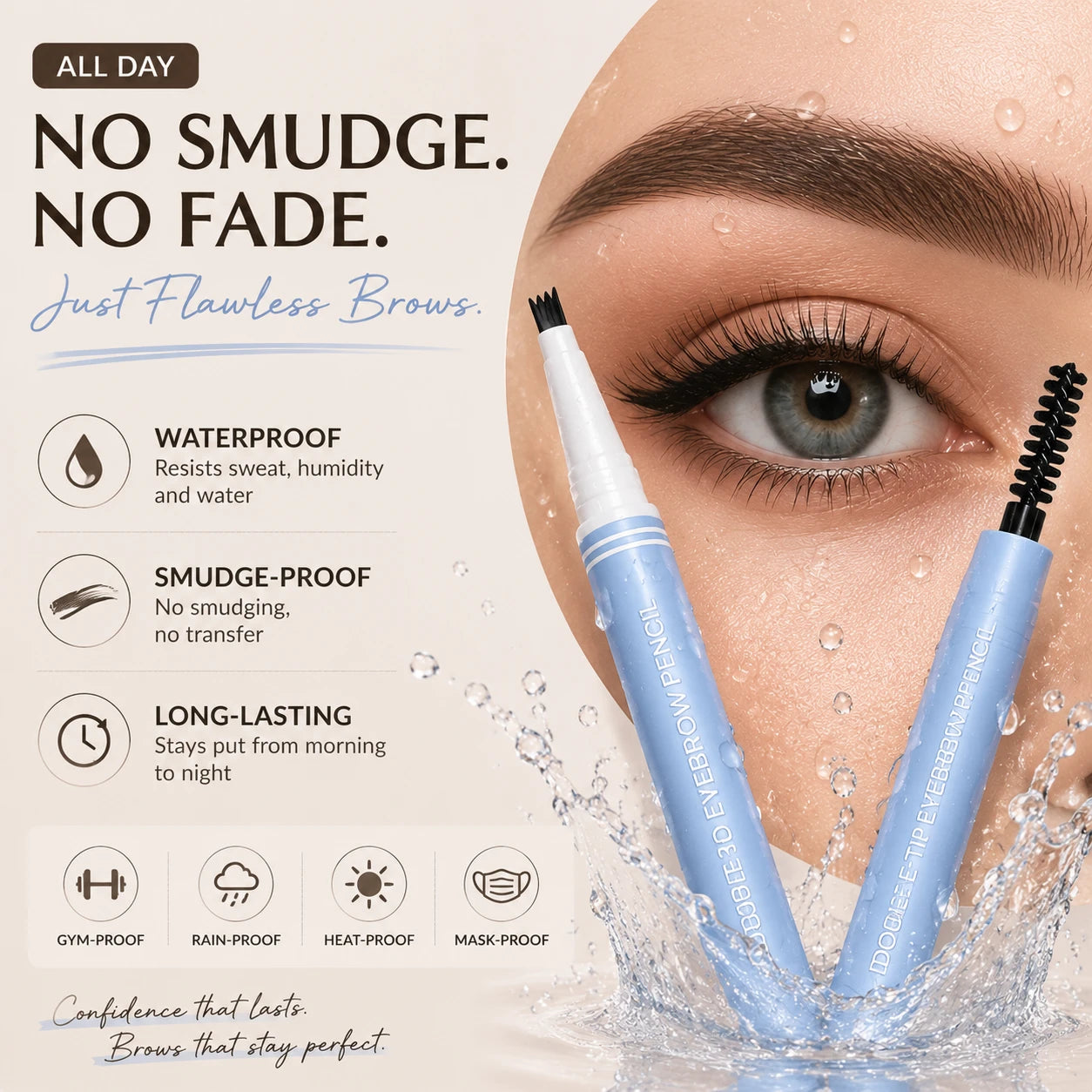 ✨ Effortless Brows, All-Day Confidence💧🌟