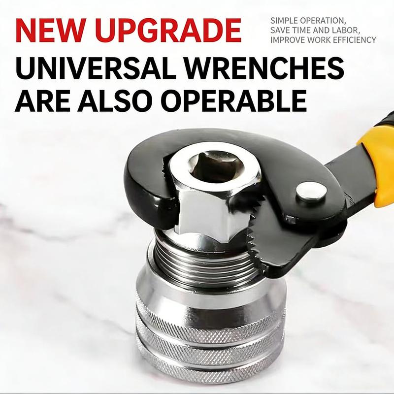 🗽Multi-Function Universal Socket Wrench Tool - Universal Maintenance Tool, Adjustable Universal Socket Wrench, Universal Socket Tool for 3/8\" Drive Ratchet Torque Wrench & Power Drill