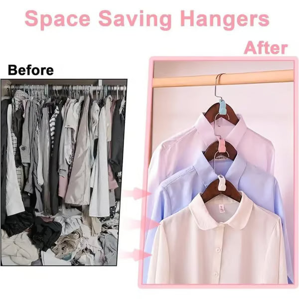 ✨Day Sale 50% OFF✨Space Saving Hangers Connector Hooks 20 Counts