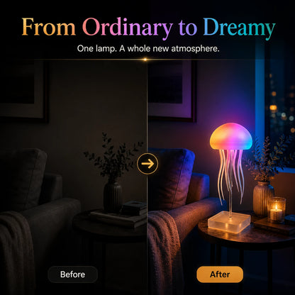 ✨ Color-Changing Jellyfish Lamp – 50% OFF Ocean-Inspired Ambient Light