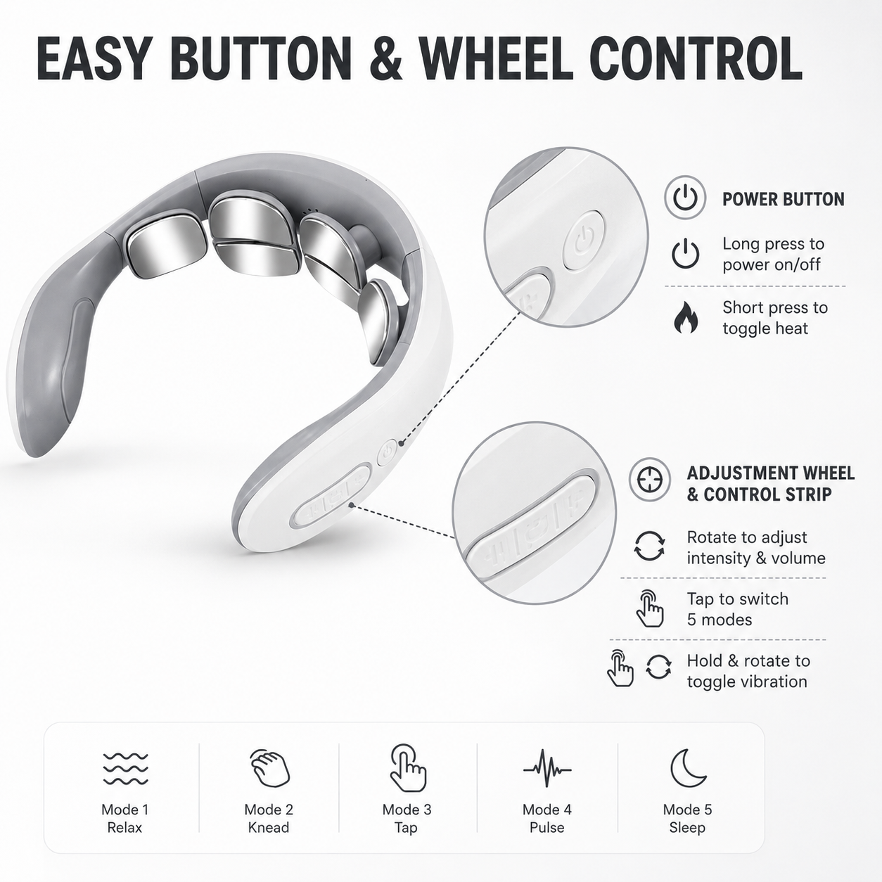 ⏰Last day Promotion 🔥Heated 4D Neck Massager / Portable 4D Neck Relaxer