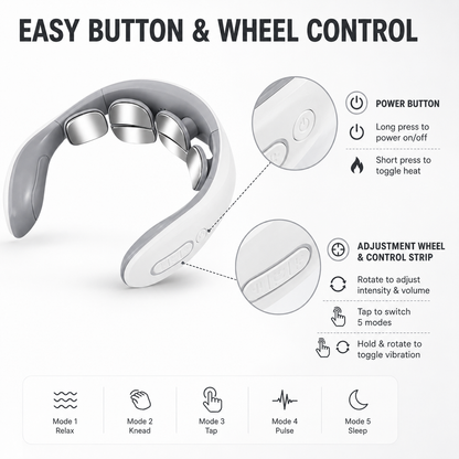 ⏰Last day Promotion 🔥Heated 4D Neck Massager / Portable 4D Neck Relaxer