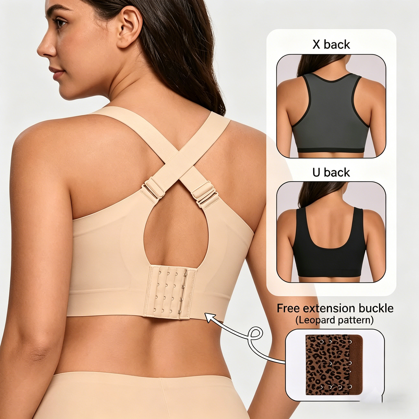 powerstep® Comfortable Wireless Full Coverage Jelly Smoothing Bra