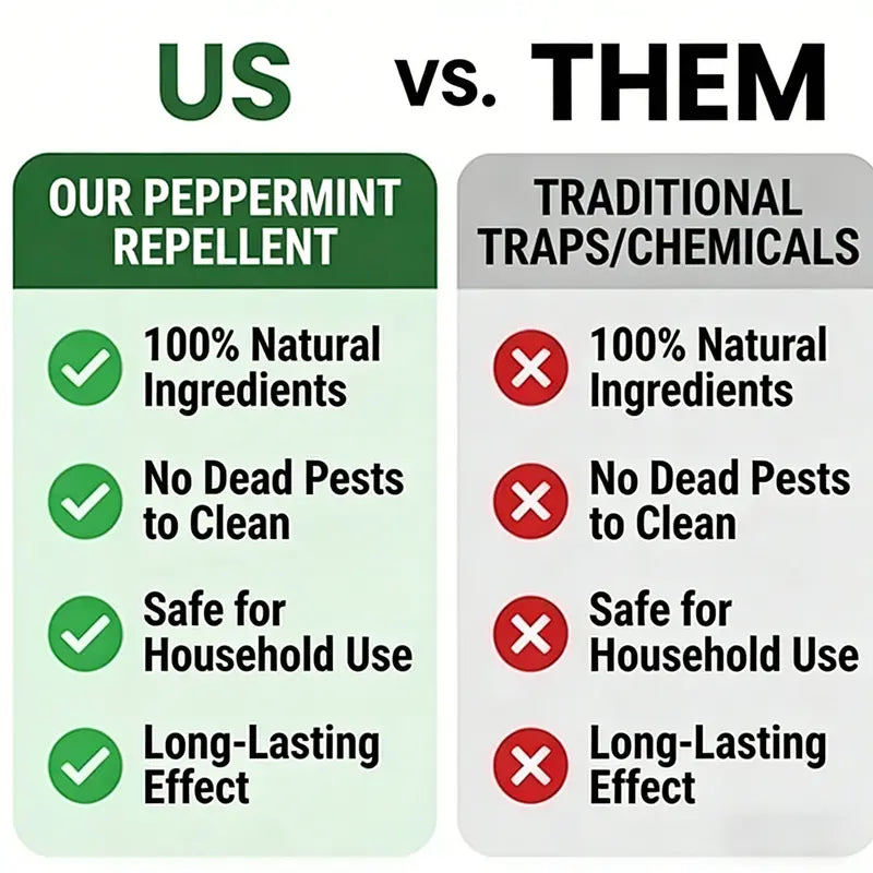 powerstep®  🚫🐀12- Pack Popular Natural Rodent Repellent Balls, Natural Pest Repellent🎁