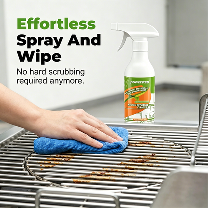 🔥powerstep® Fast-Acting Heavy-Duty Grill Degreaser Spray 💪 Sparkling Clean ✨