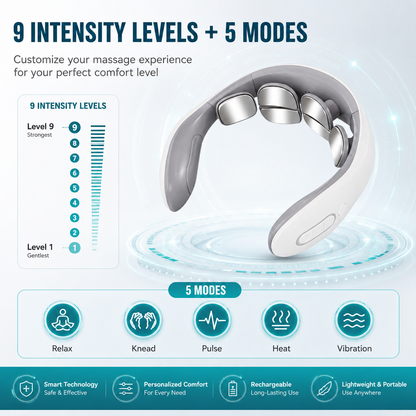 ⏰Last day Promotion 🔥Heated 4D Neck Massager / Portable 4D Neck Relaxer