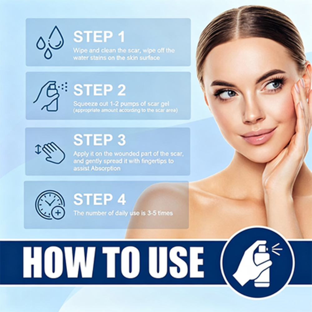 Silicone Scar Gel for Scars - Fragrance-Free, Non-Greasy Formula for Face & Body Scar Care & Appearance 🧴