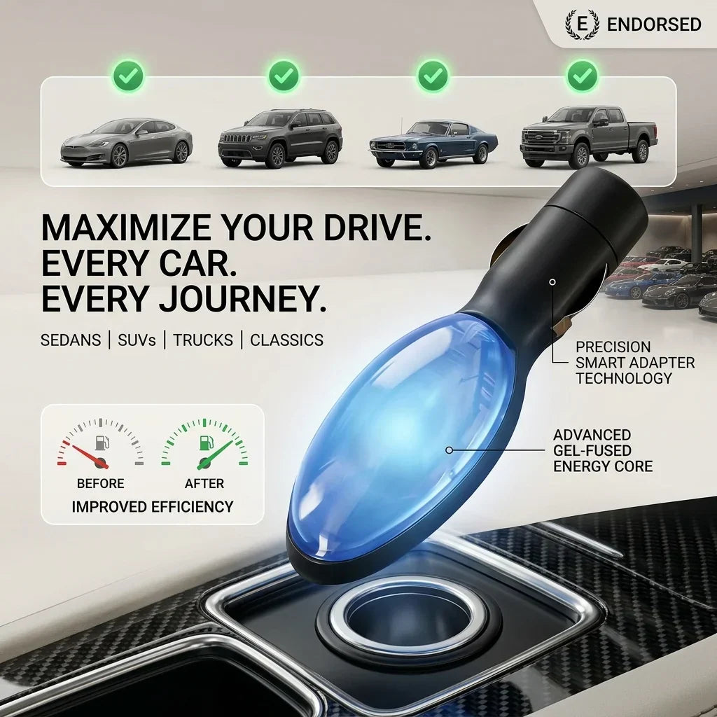 🚗powerstep® Saves 40% on fuel consumption. — Plug-and-Play Fuel Saver: Drive Further, Improve Fuel Efficiency