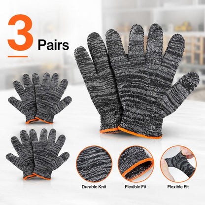 🗽Unisex gardening gloves; versatile work gloves with strong grip, made of stretchy, breathable knit fabric; suitable for gardening, DIY, household chores, and workshop tasks