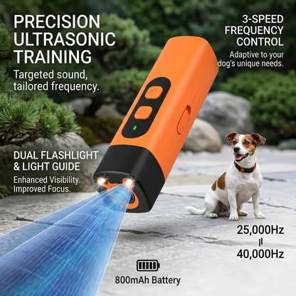 powerstep® Handheld Ultrasonic Dog Trainer