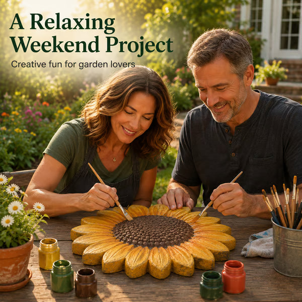 Junazilo® Reusable Sunflower Stepping Stone Mold upsell
