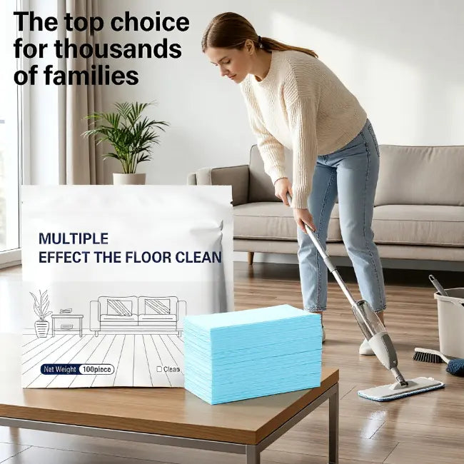 🧼🎁IEY® 100 Piece Floor Cleaning Tablets Multi-Surface Antibacterial Cleaner for Hardwood, Tile & Laminate ※