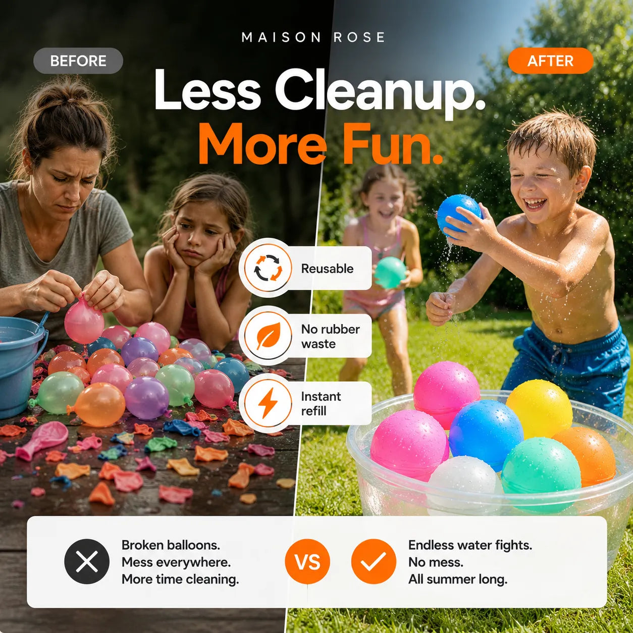 SplashSnap – Reusable Magnetic Water Balloons