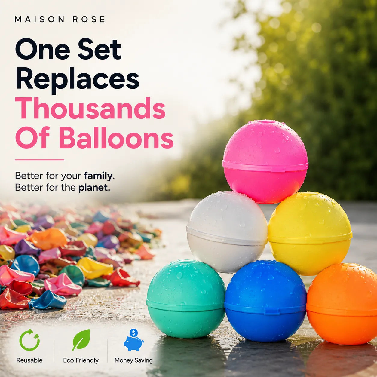 SplashSnap – Reusable Magnetic Water Balloons