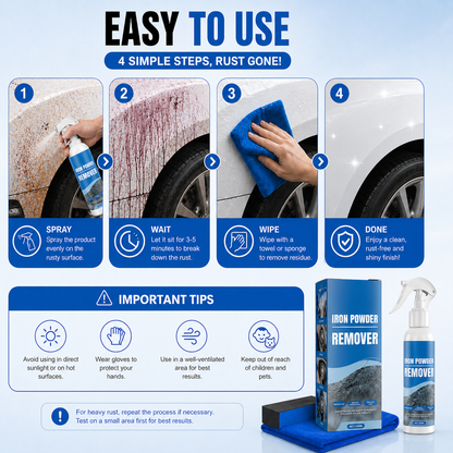 powerstep® Rust-preventing cleaning spray 🛡️Last Day 70% OFF🛡️