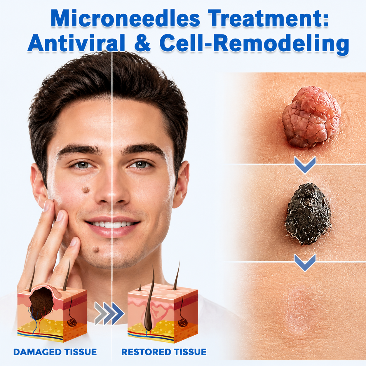 🗽GFOUK® 2-in-1 Microneedle & Hydrocolloid Skin Care Patches