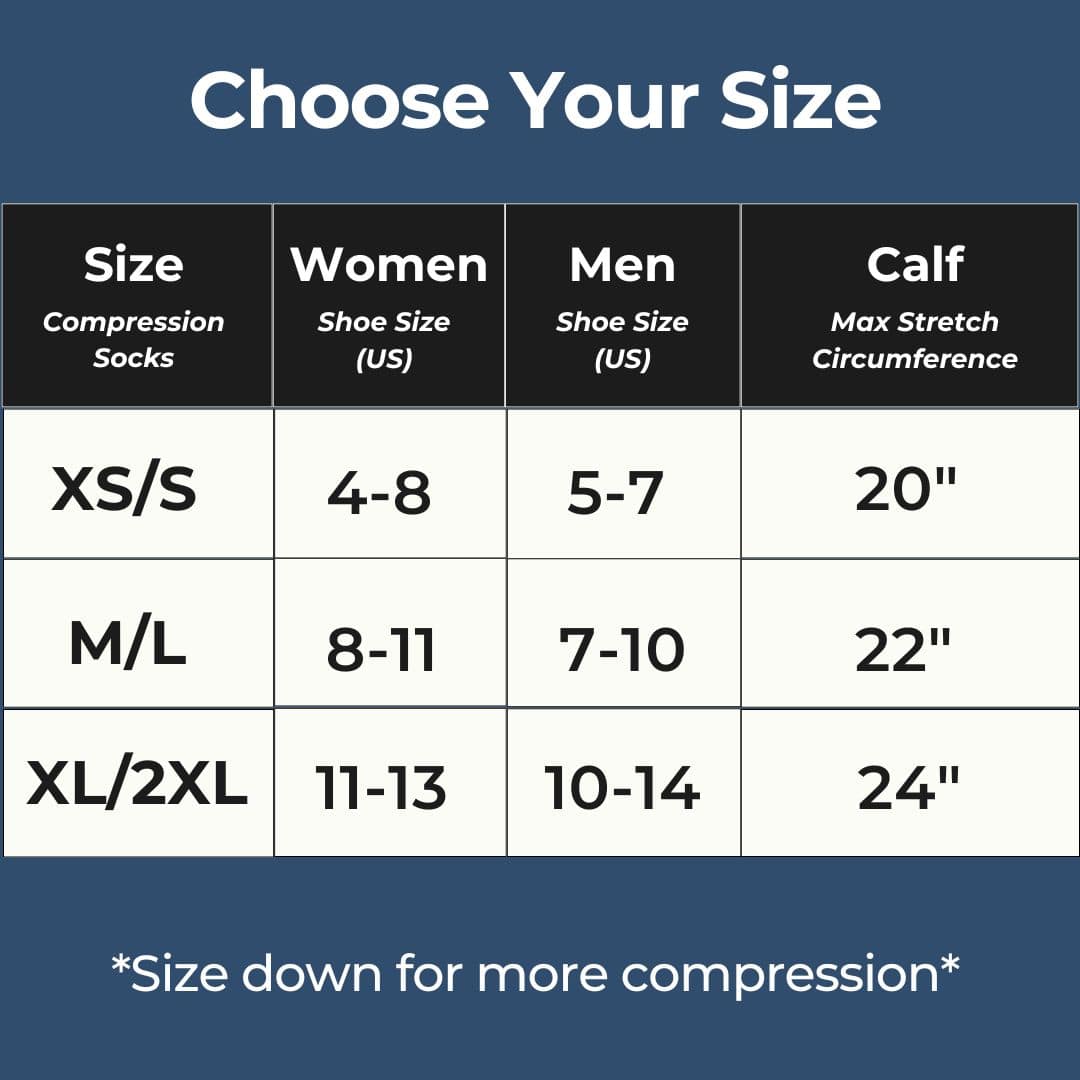 powerstep®  Premium Bamboo Compression Socks