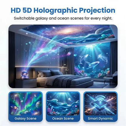 🔮Night Light Projector - Smart Holographic Star Projector❤