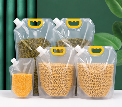 🥗5 Counts Reusable Food Sealed Bags
