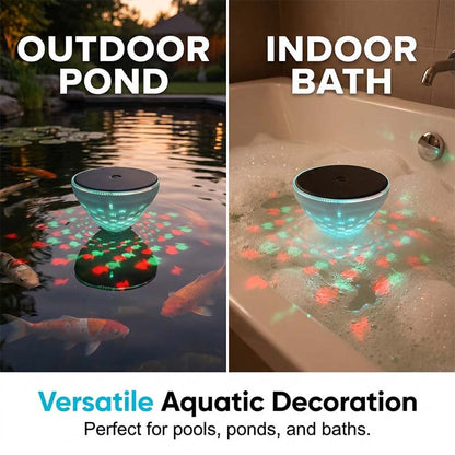 🐟✨ This Floating Light Turns Your Pool Into A Glowing Fish Show 💦🌙